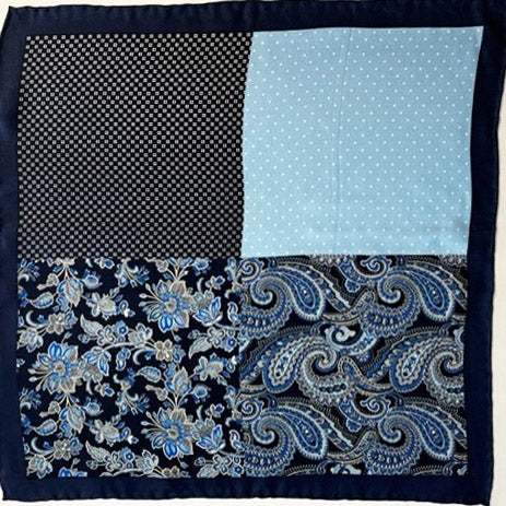 4 Pattern Printed Designer Style Pocket Sqaure