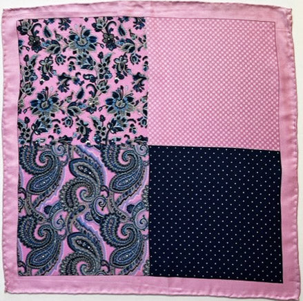 4 Pattern Printed Designer Style Pocket Square