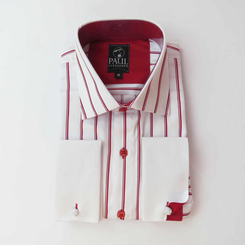 Paul Alexander Red Striped Dress Shirt – Ties By Marcus Paul Alexander Red Striped Dress Shirt – Ties By Marcus