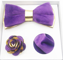 Velvet bowtie sets