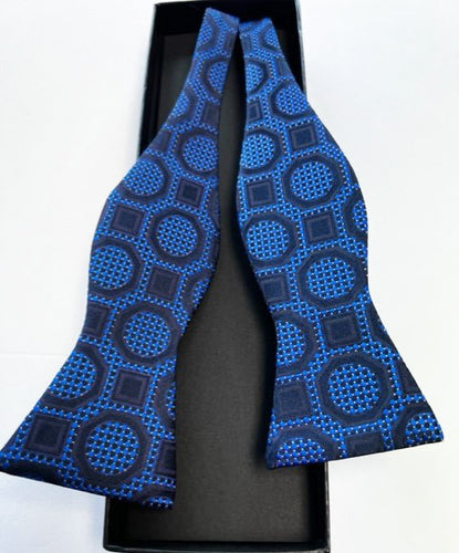 Royal and Navy Blue Bowtie