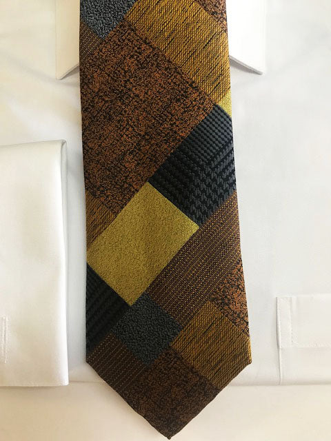 Gold Multi Color Necktie Set