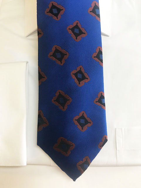 Royal Blue Designer Necktie Set