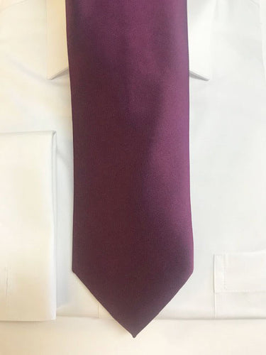 Solid Purple Necktie Set