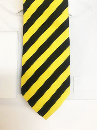 Yellow/ Gold Stripe Necktie Set