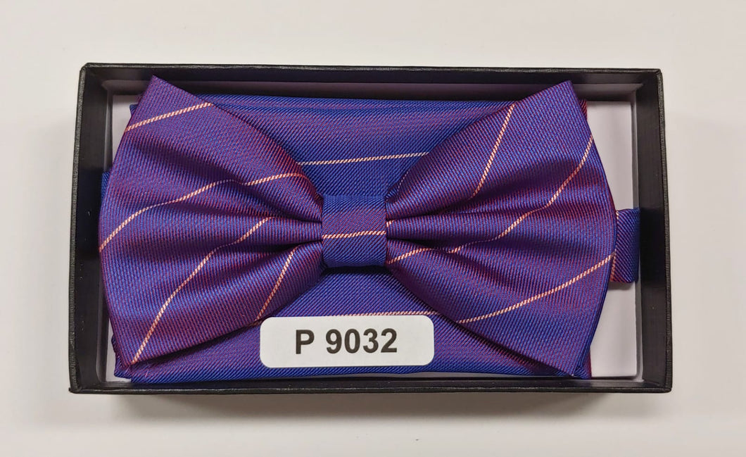 Purple Designer Bowtie Set