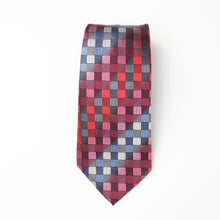 Red multi colored necktie set