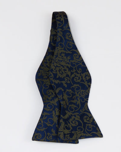 Green and Blue Paisley Bowtie