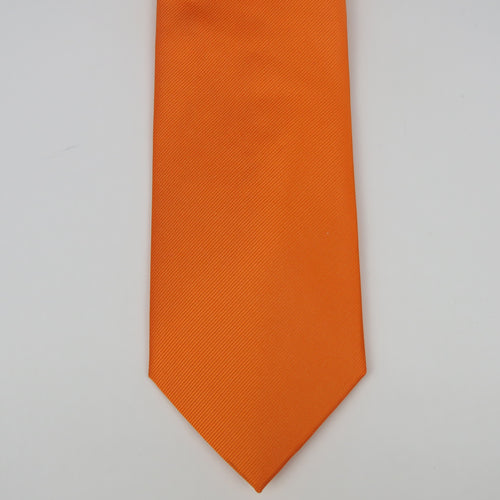 Solid Orange Necktie Set