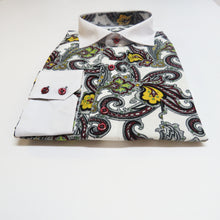 Burgundy Paisley Design Dress shirt