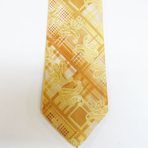 Gold pattern designer necktie set