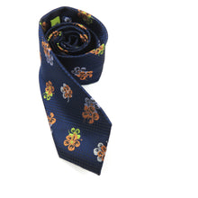 Blue Floral Necktie Set