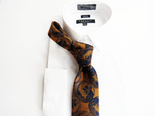 Gold and Navy Designer necktie set