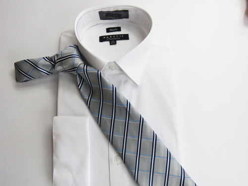 Gray and Navy stripe