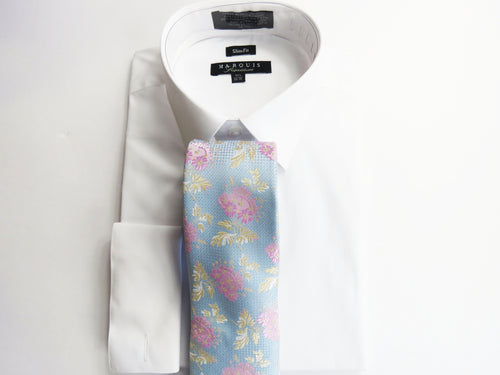 Light blue, pink, and lavender flower pattern 9