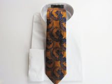 Gold and Navy Designer necktie set
