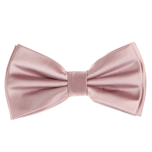 Lavander Haze Satin Finish Silk Pre-Tied Bow Tie with Matching Pocket Square