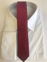 Maroon skinny Necktie Set