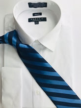 Tone on Tone blue  stripe necktie set