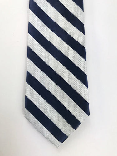 Royal Blue & light silver Designer necktie set